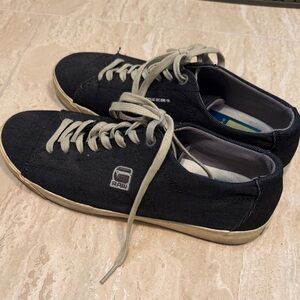 G-Star Black Canvas Sneakers